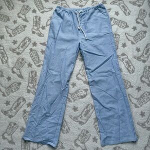 Hollister Blue Striped Women's PJ pants